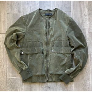 JackThreads Canvas Bomber Jacket